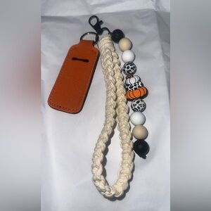 Handmade macrame keychain